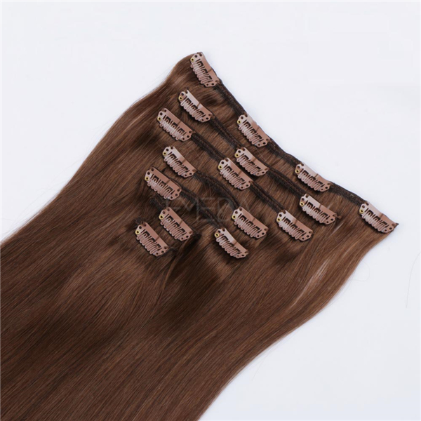 Remy Hair clip in extensions for thick hair XS055